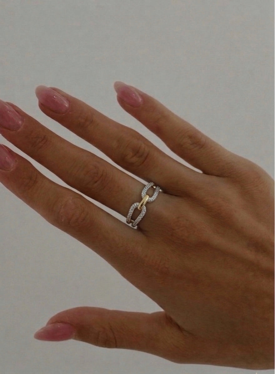 Statement Crystal Ring 2.0 (Gold Plated)