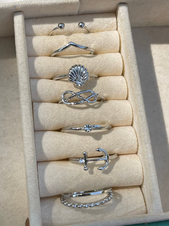 Seashell Ring Set