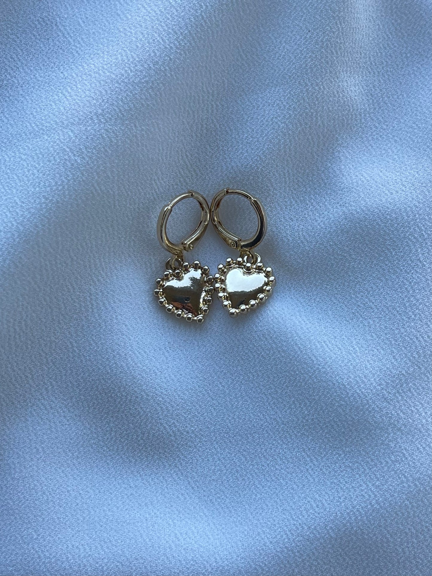 Mini Heart Dangle Earrings