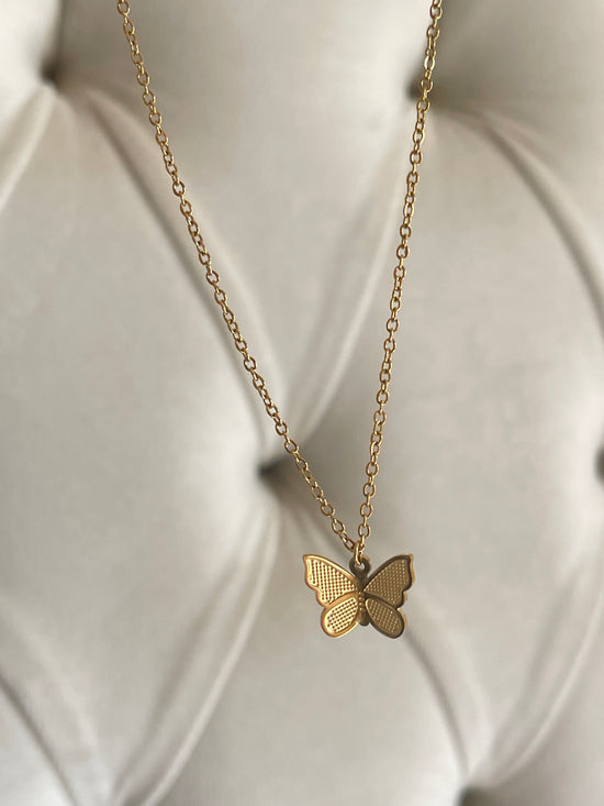 Butterfly Wings Necklace (Stainless Steel)