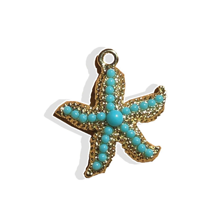 Starfish Statement Charm- Gold Plated