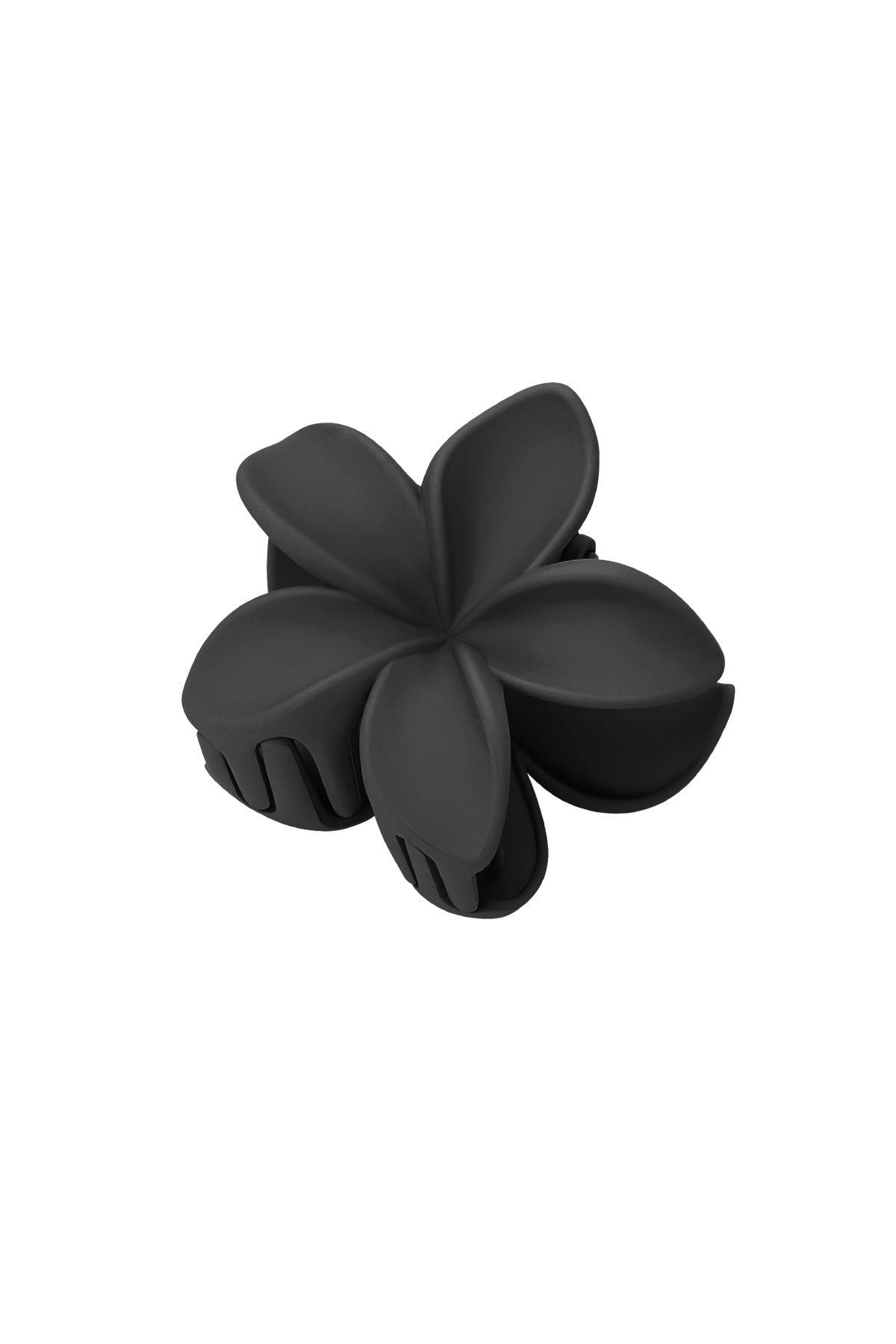 Solid Hawaiian Flower Claw Clip