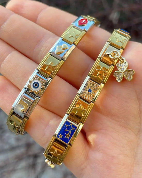 Evil Eye- Gold Italian Charm