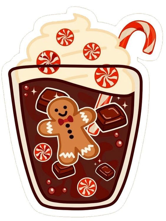 gingerbread latte sticker