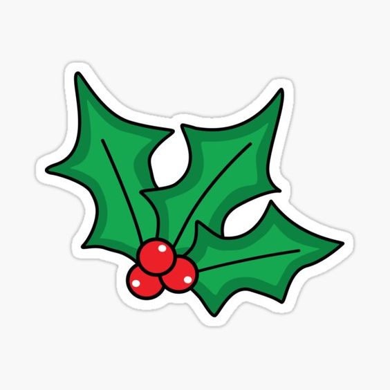 mistletoe sticker