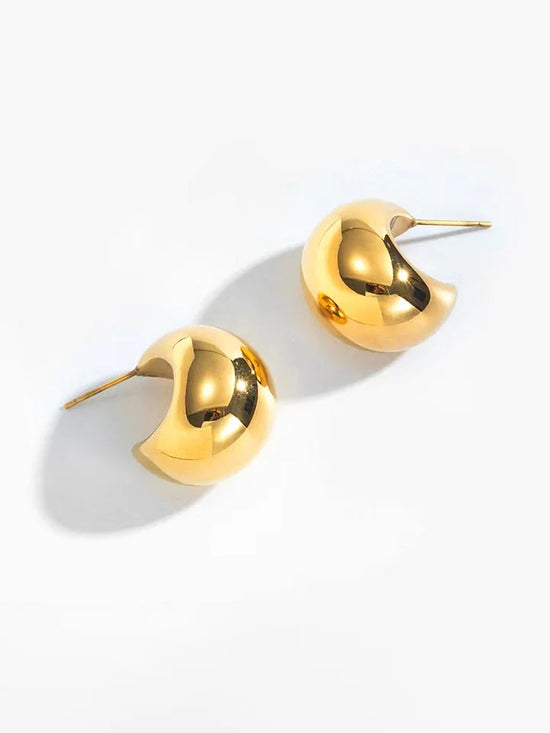 Chunky Hoops- Gold Plated