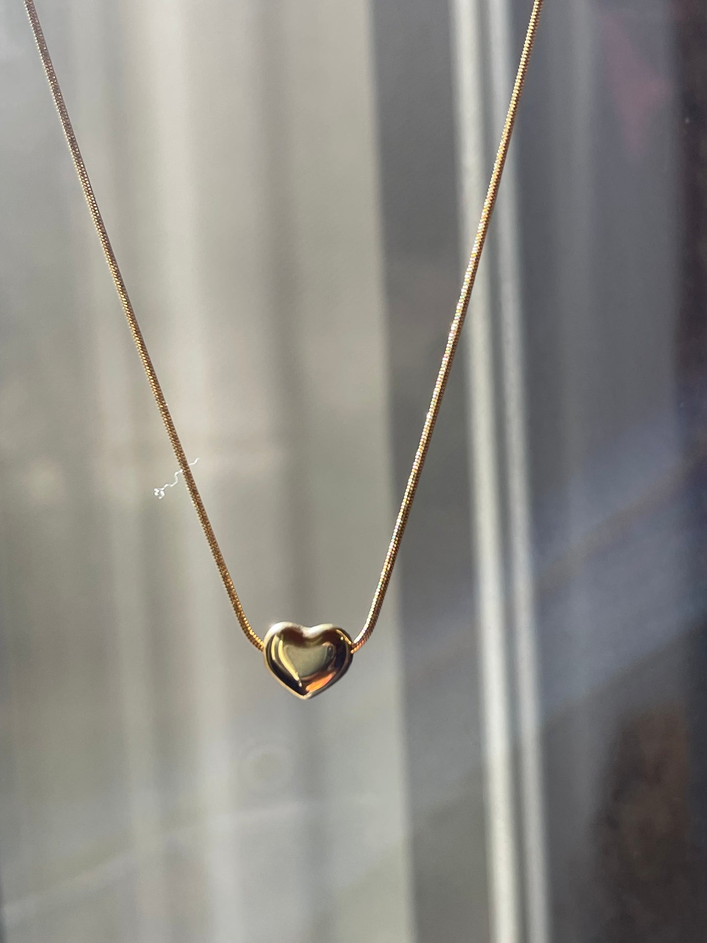 Minimal Heart Necklace 2.0 (Stainless Steel)