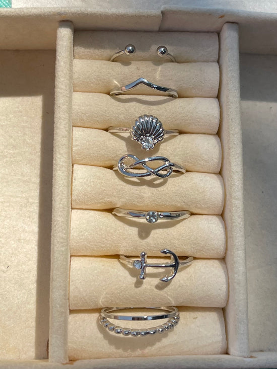 Seashell Ring Set