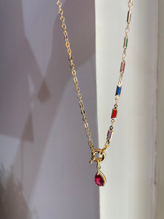 Go-To Rainbow Necklace 2.0- Gold Plated