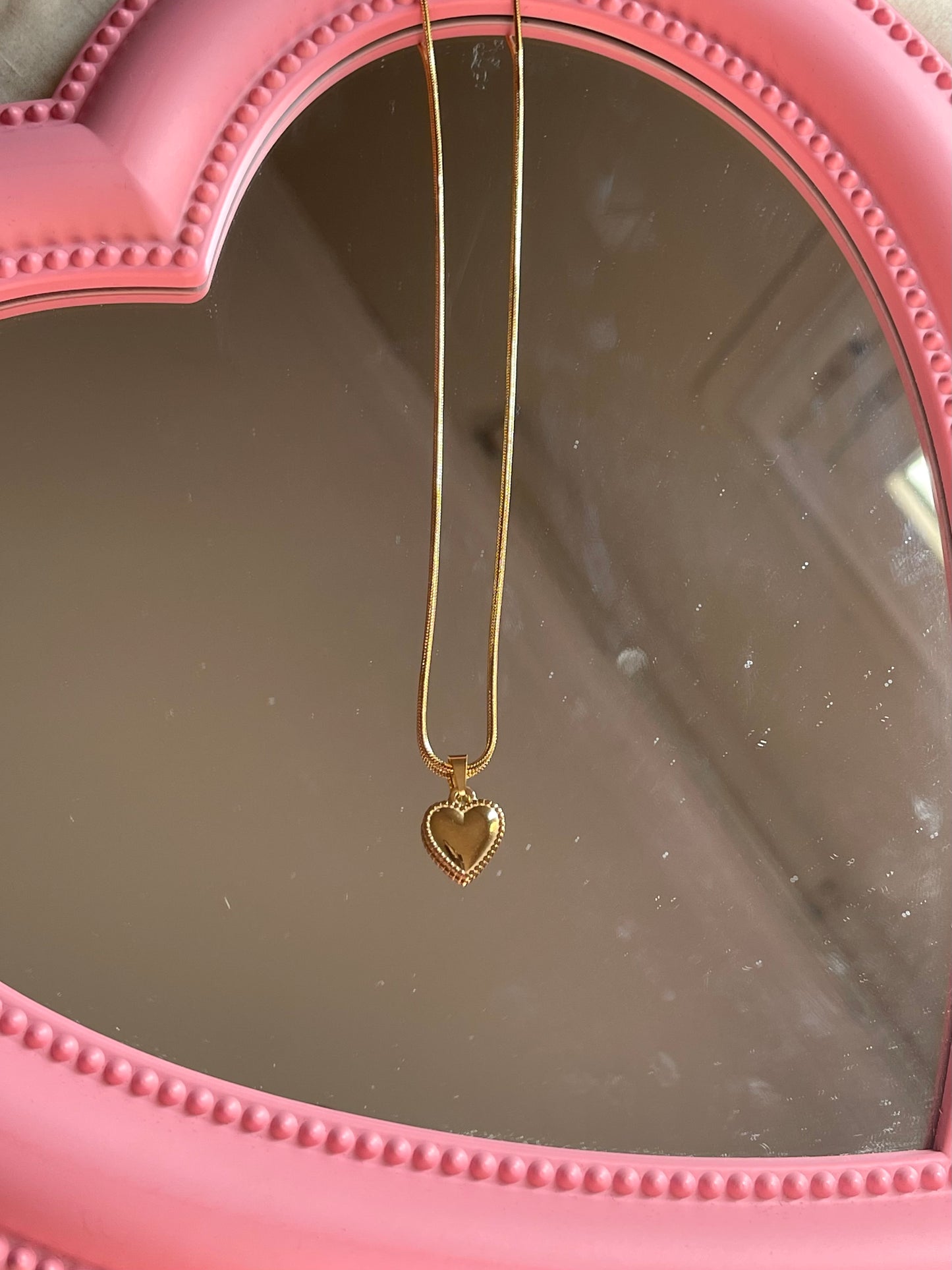 Simple Heart Necklace (Stainless Steel)