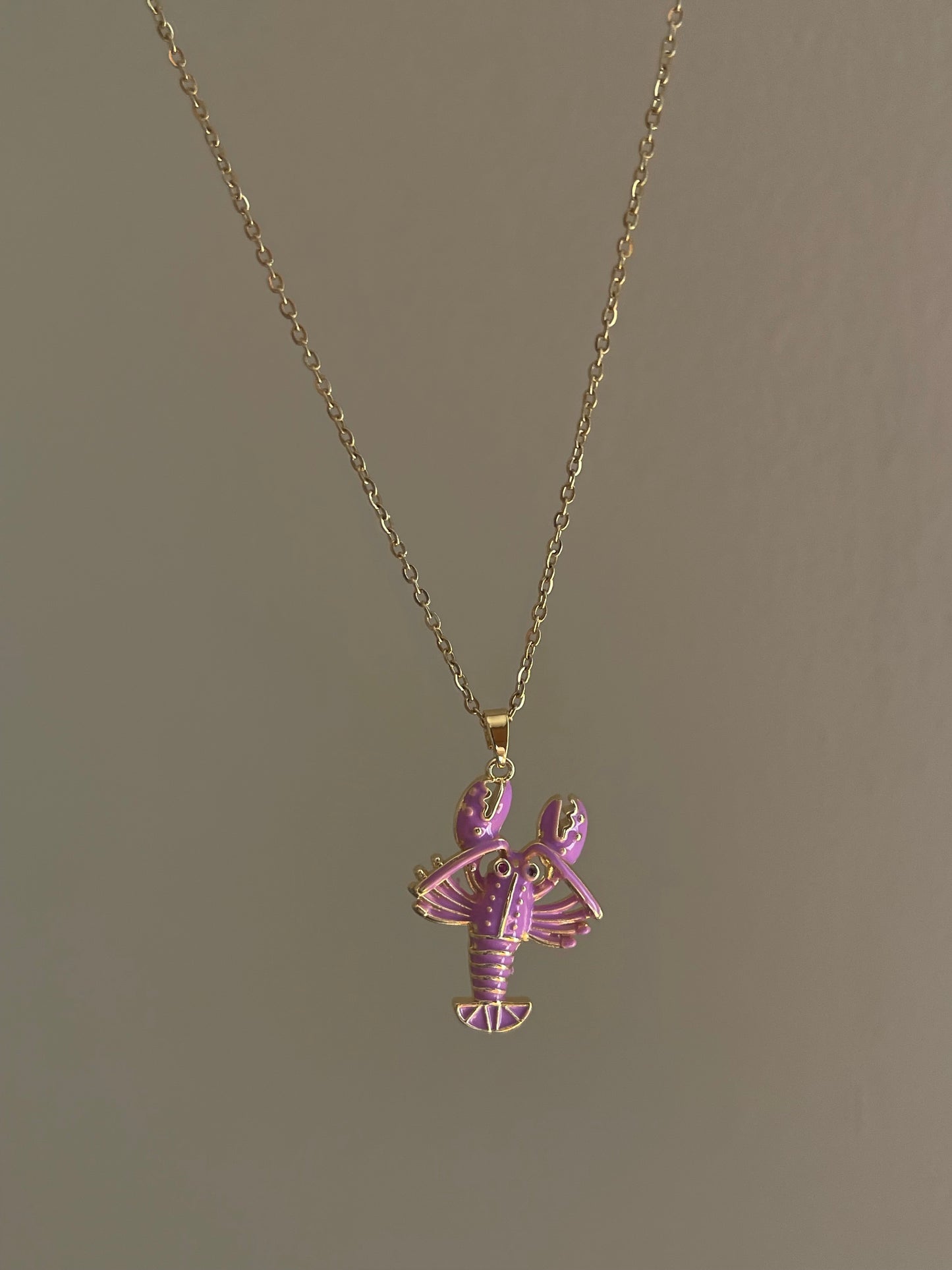 Dainty Lobster Necklace (Stainless Steel)