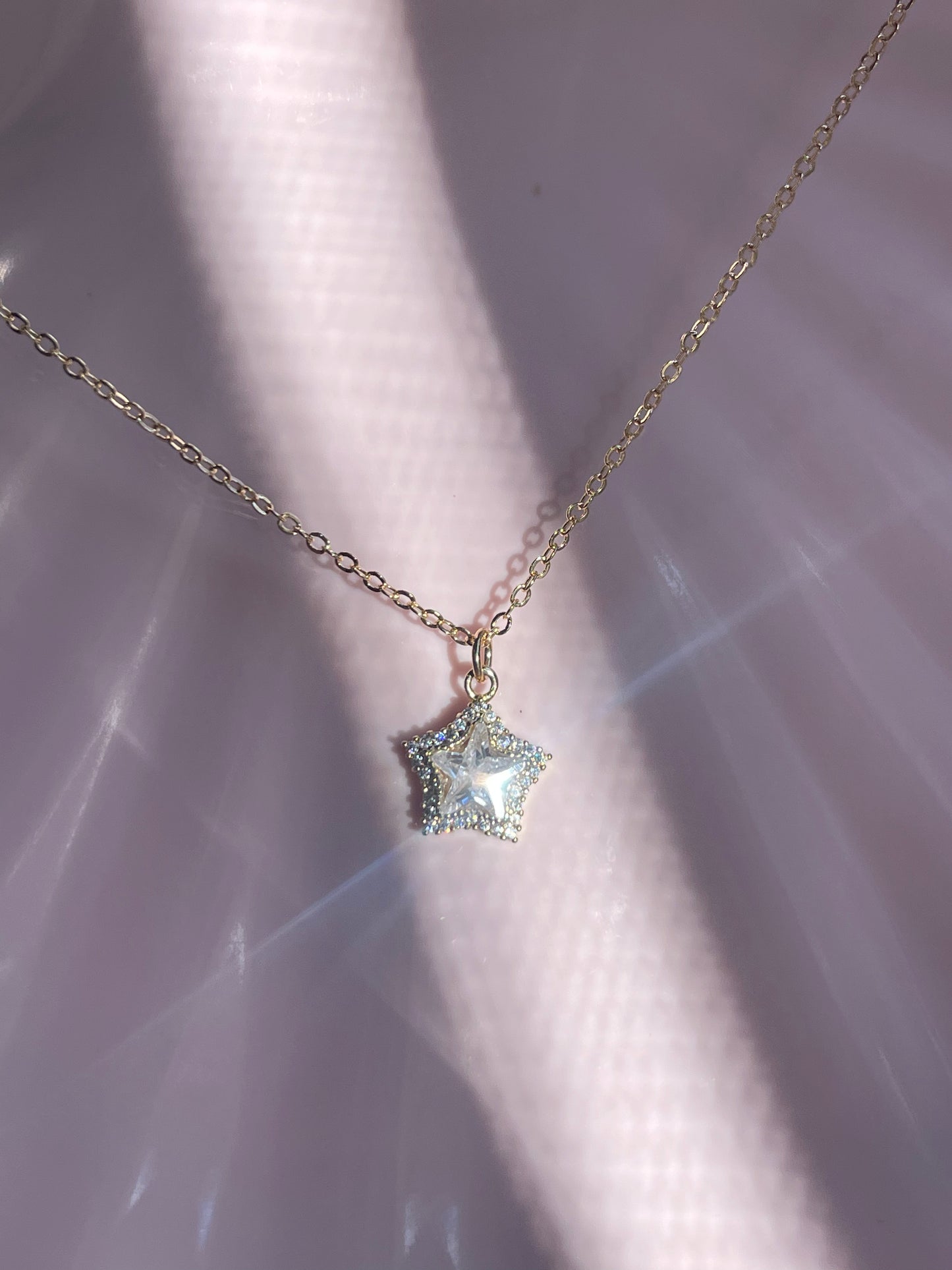 Stargirl Crystal Necklace-Stainless Steel