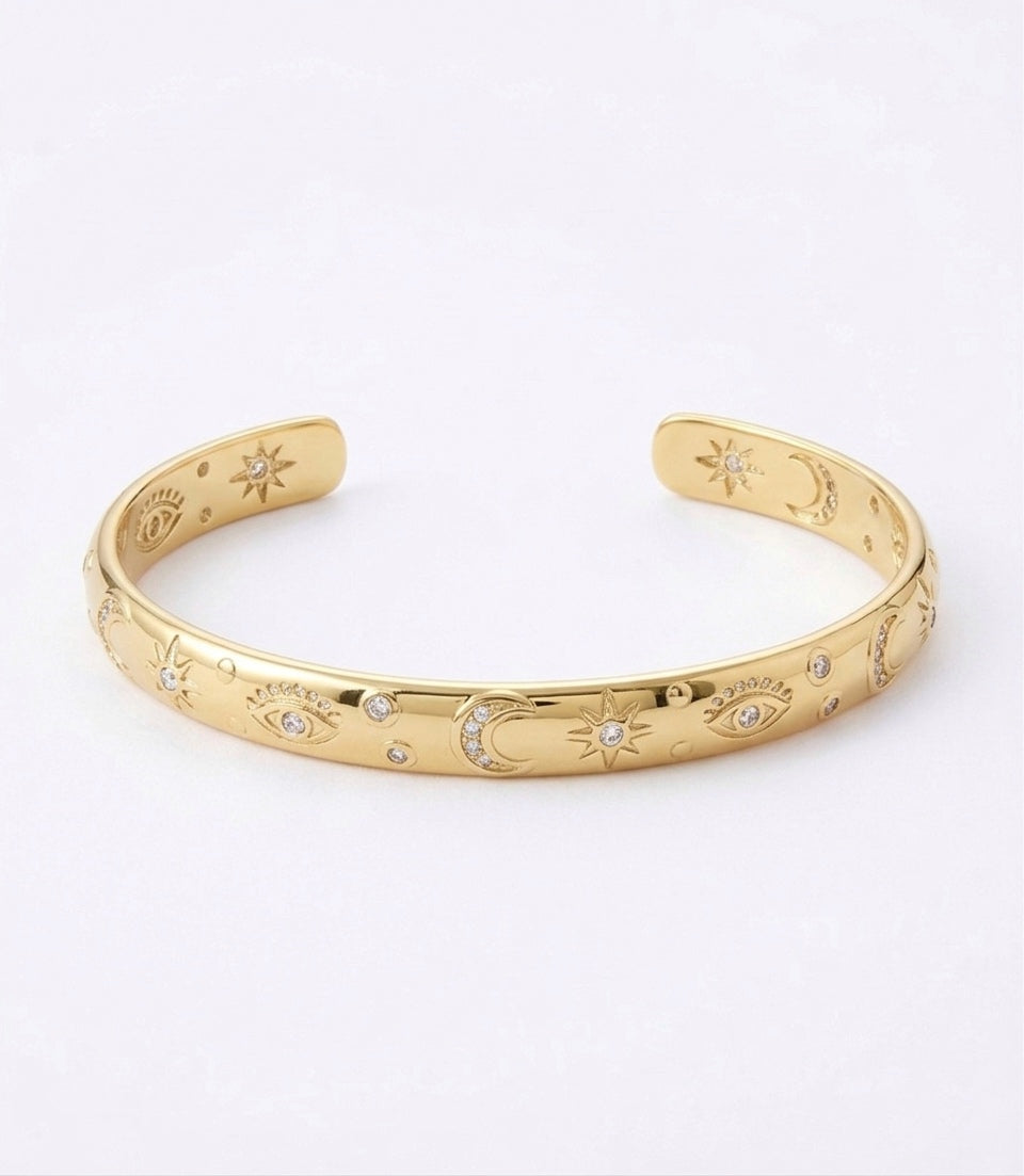 Celestial Cuff Bracelet 2.0 (Stainless Steel)