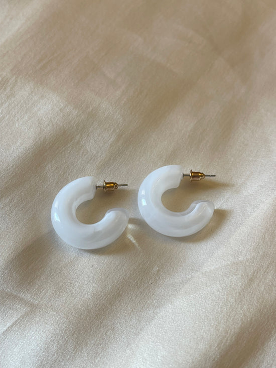 Coconut Hoop Earrings