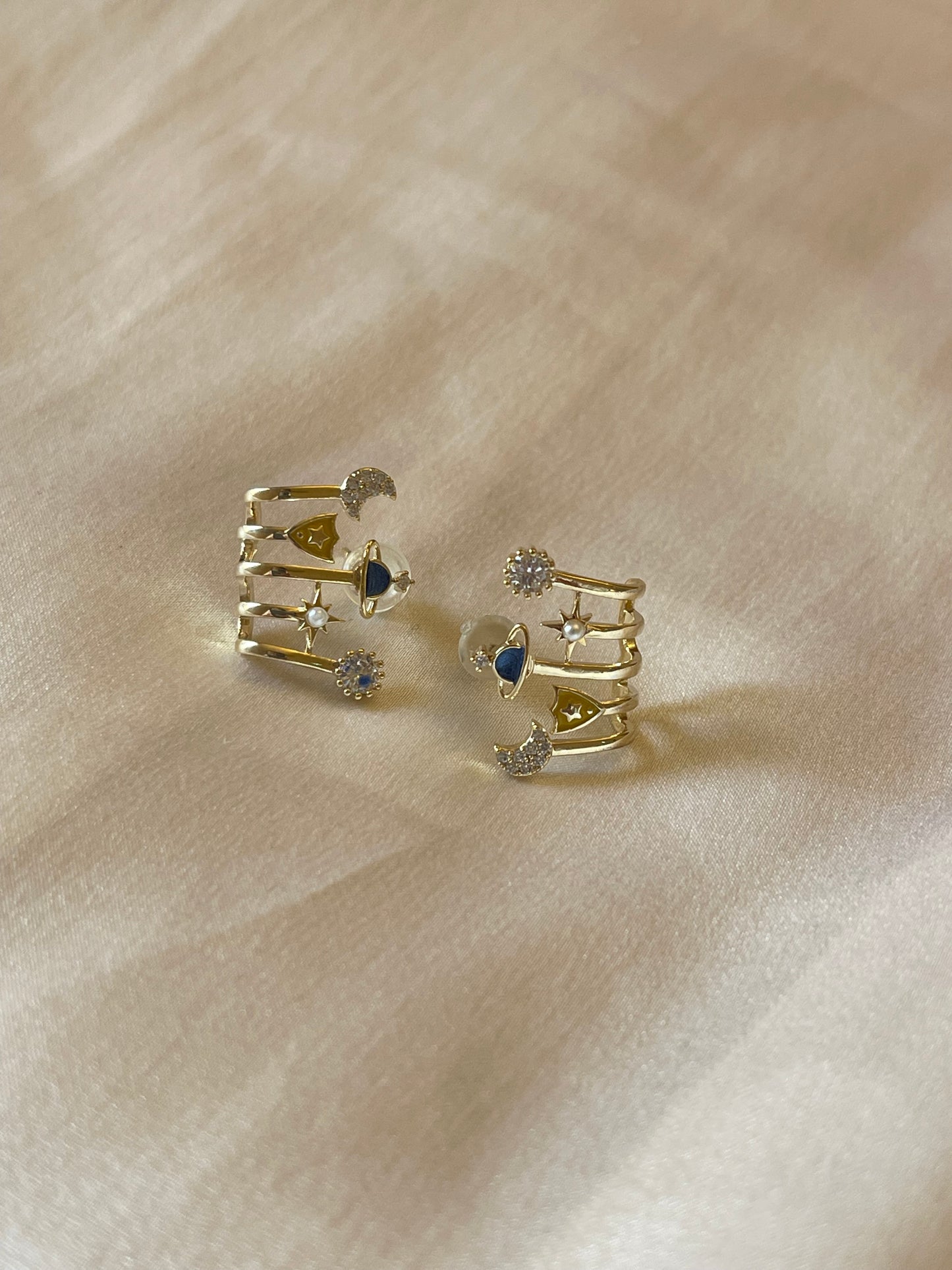Dainty Galaxy Earrings