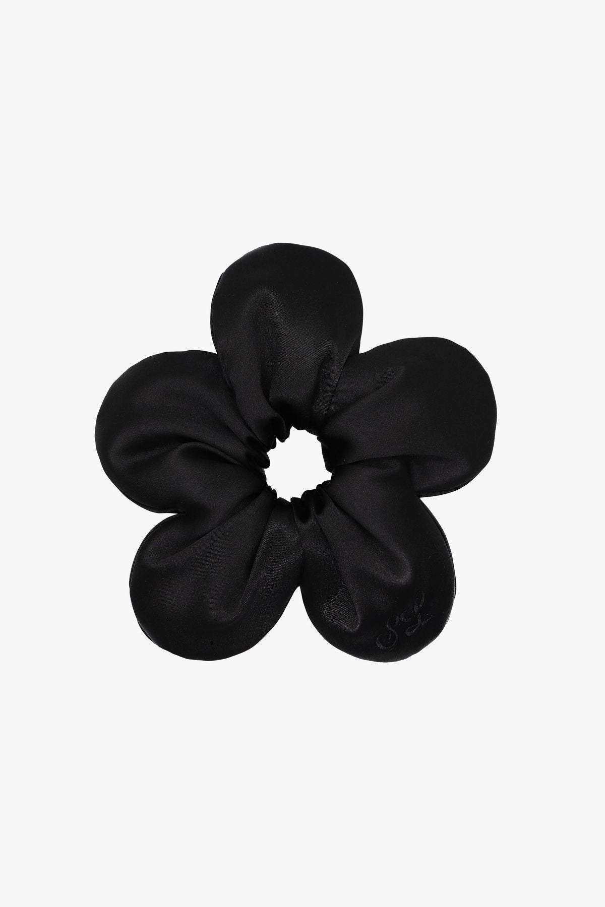 Jumbo Flower Satin Scrunchie