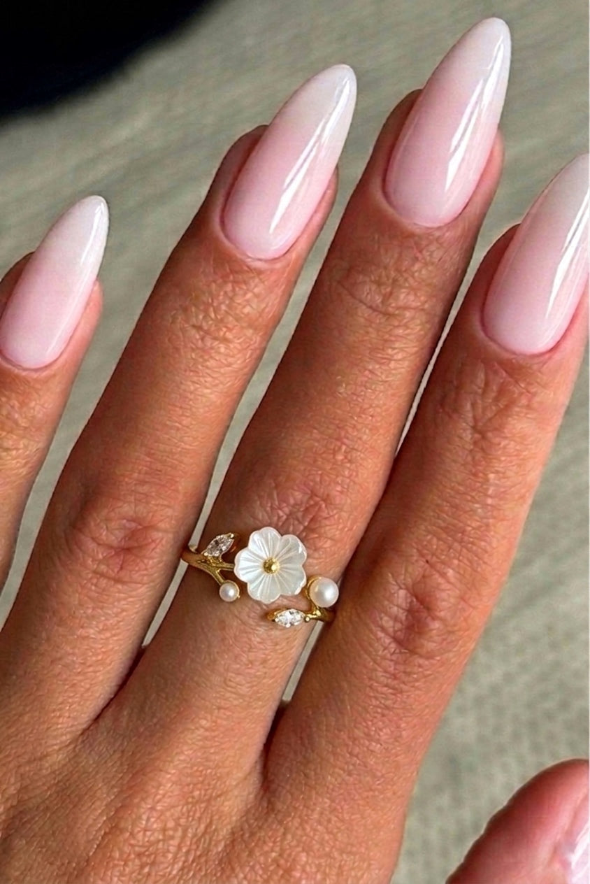 Dainty Flower Ring 2.0 (Gold Plated)