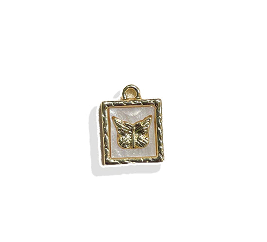 Mini Butterfly Charm- Gold Plated