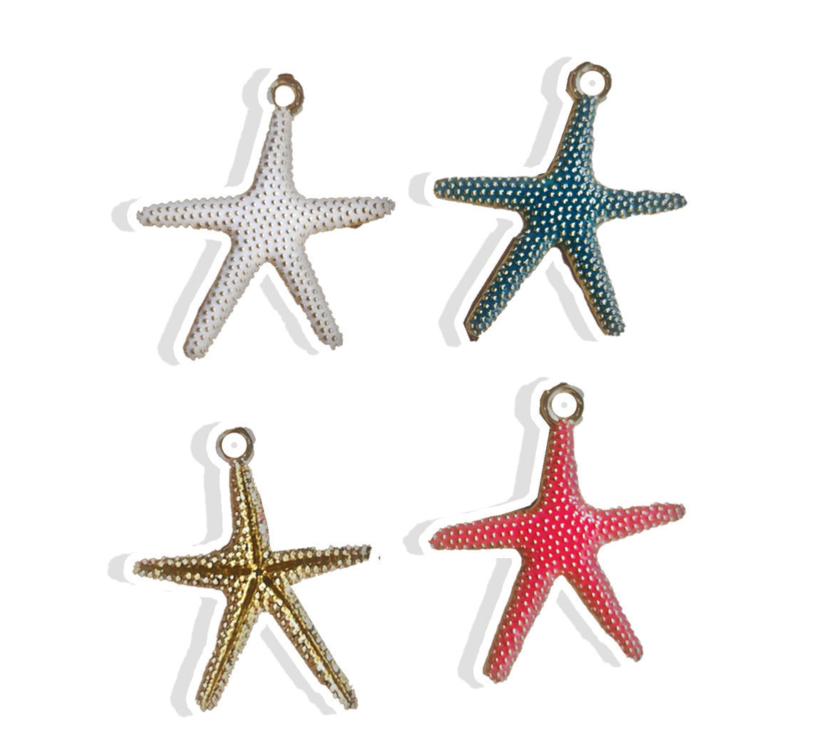 Realistic Starfish Charm- Gold Plated