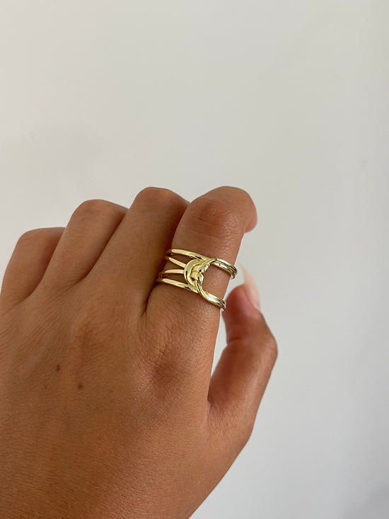 Everyday Knot Gold Plated Ring