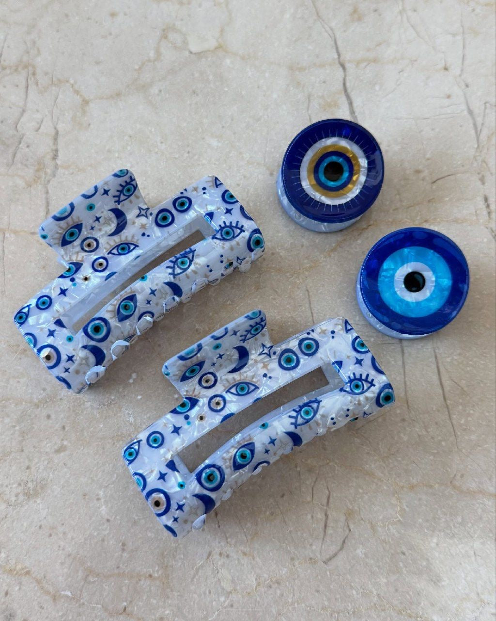 Evil Eye Claw Clip