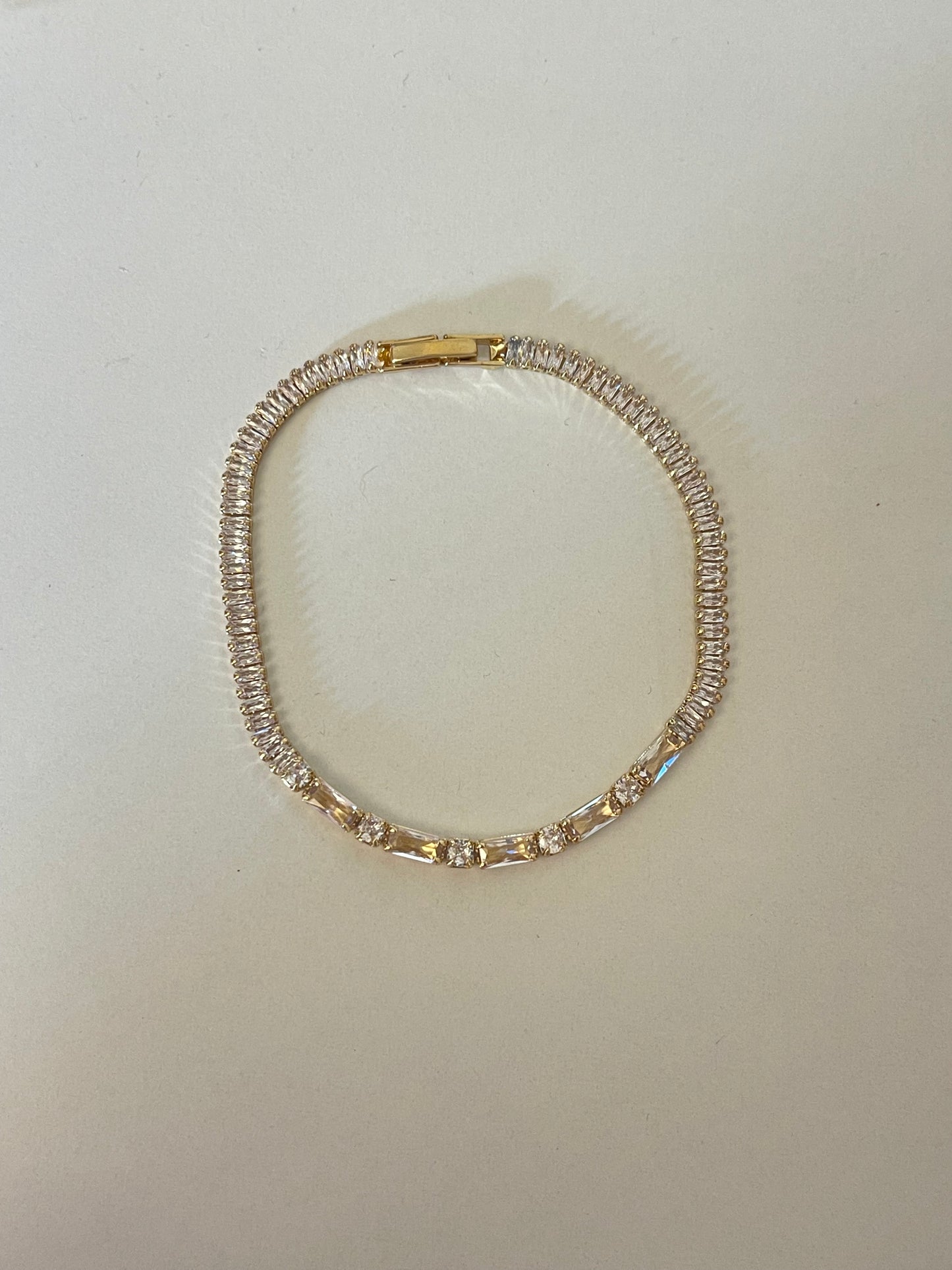 Crystal Tennis Bracelet 2.0 (Gold Plated)