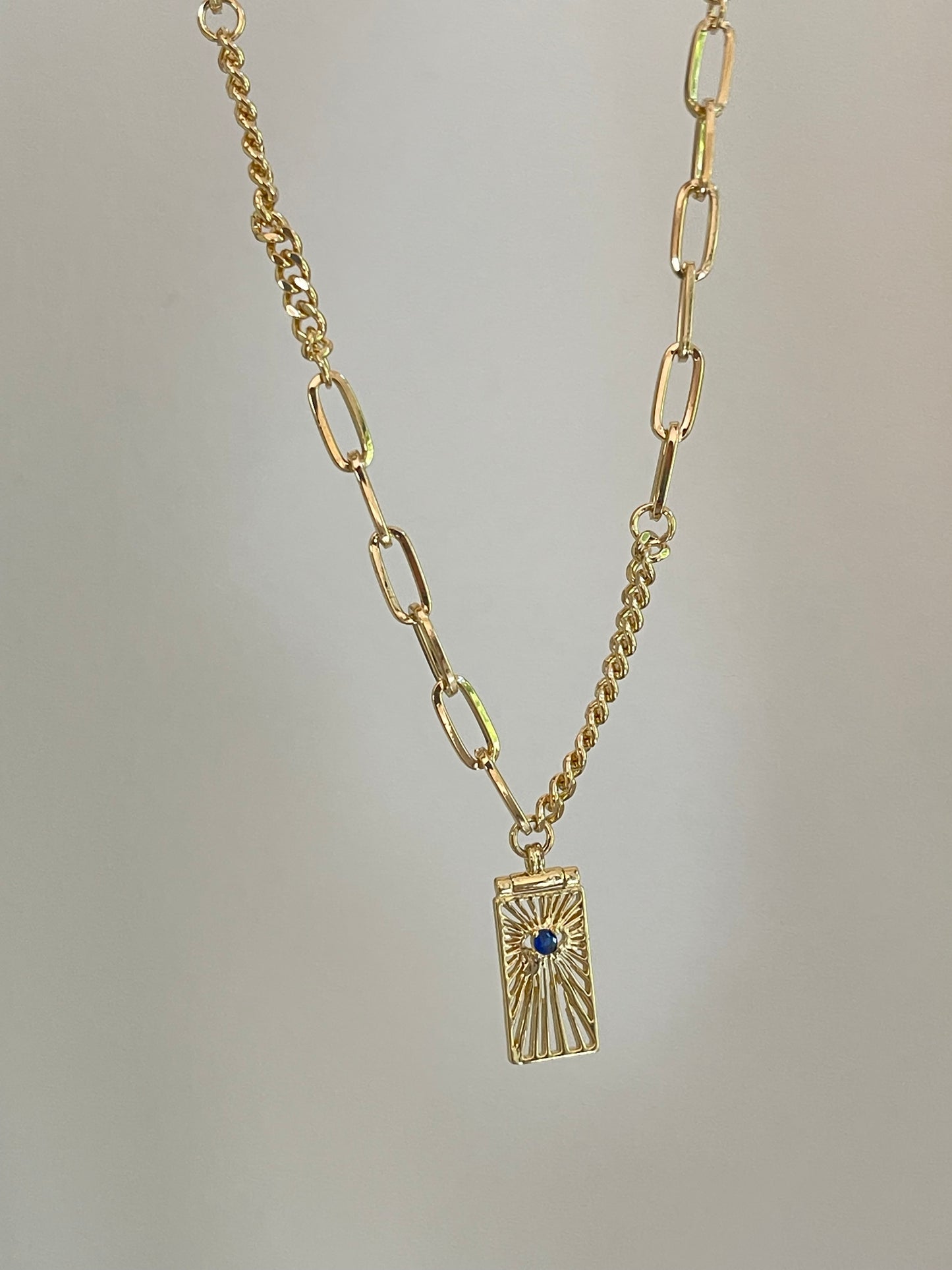 Evil Eye Chain Necklace (Stainless Steel)