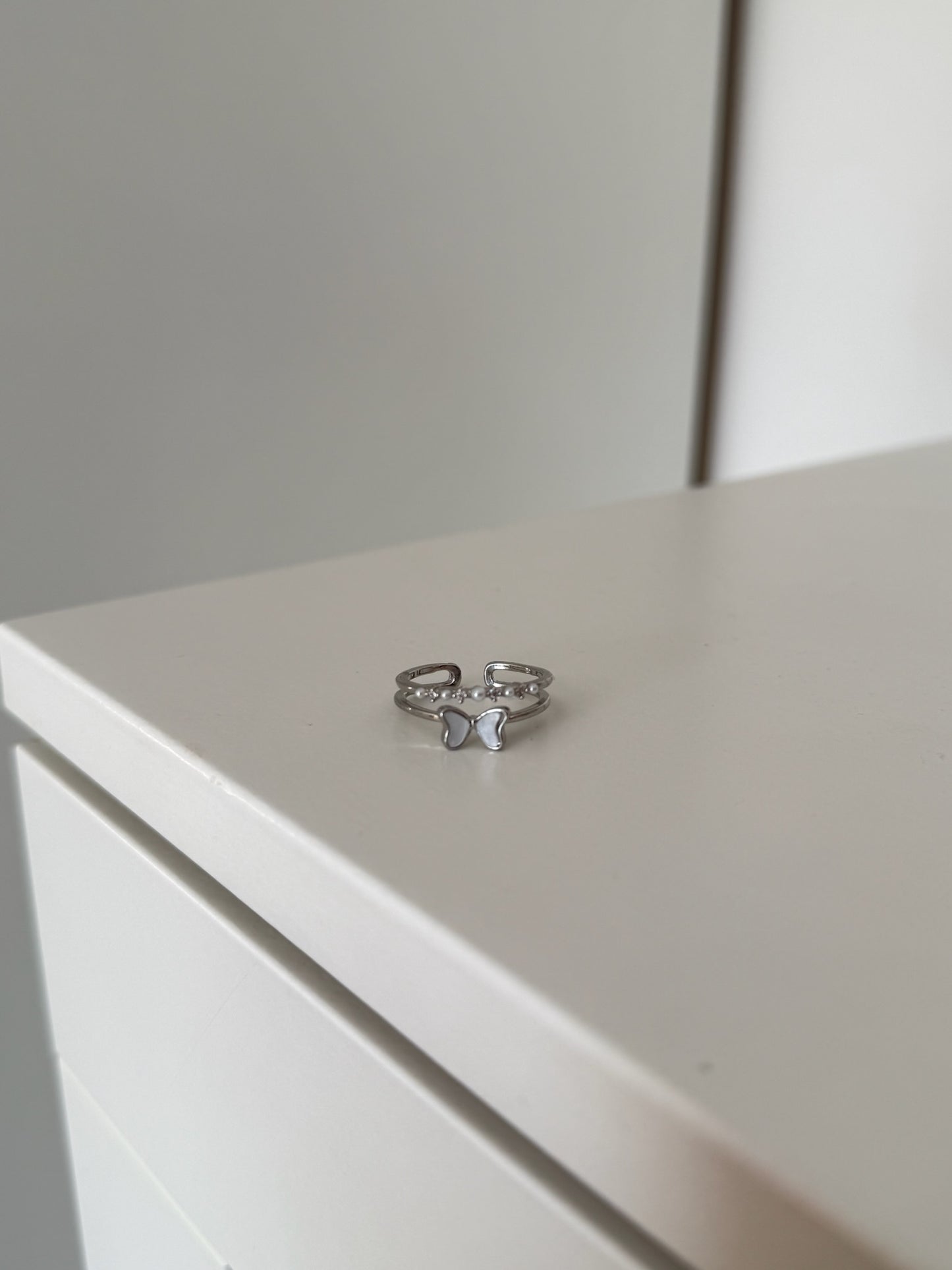 Butterfly Silver Ring- Stainless Steel