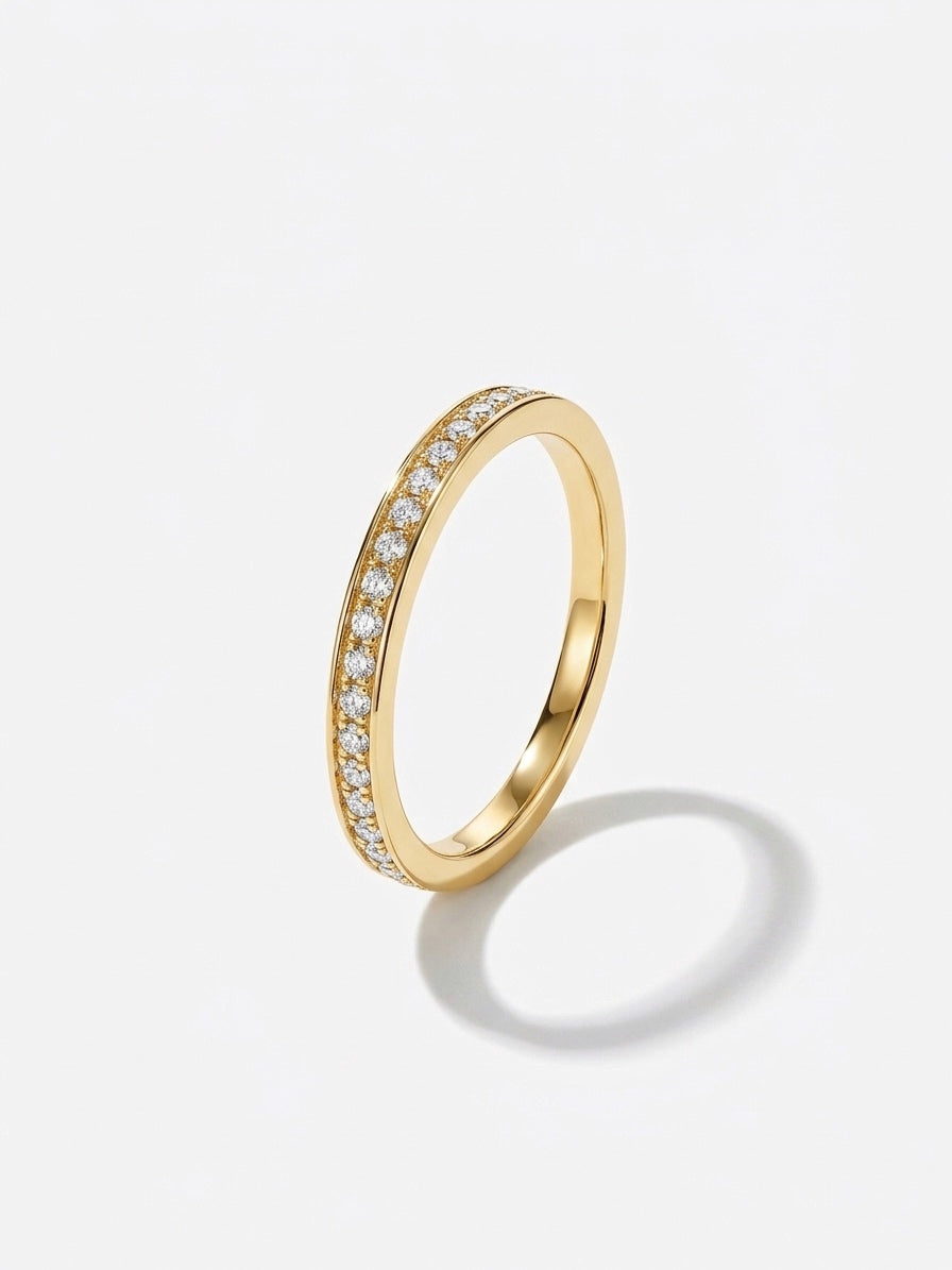Everyday Crystal Ring (Gold Plated)