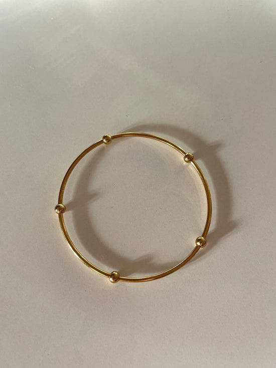 Thin Gold Bangle 2.0 (Stainless Steel)