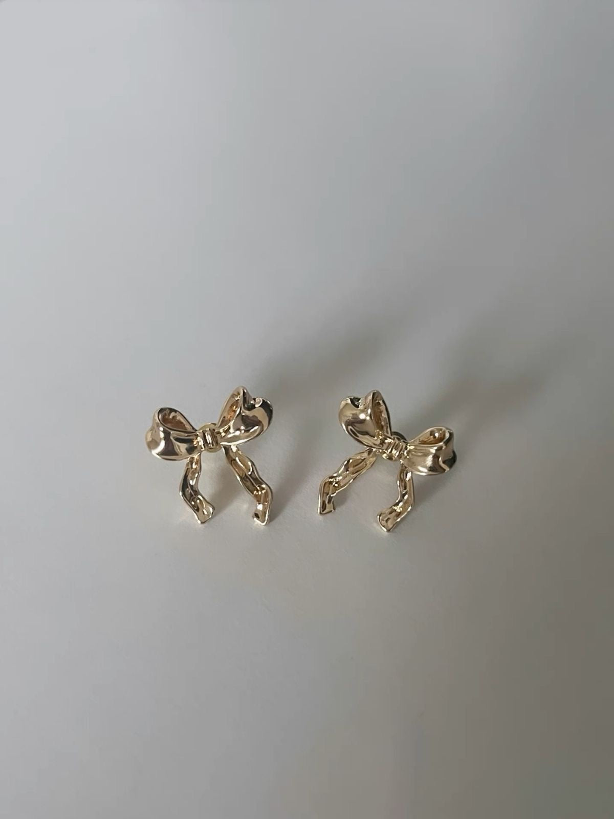 Bow Coquette Stainless Steel Earrings