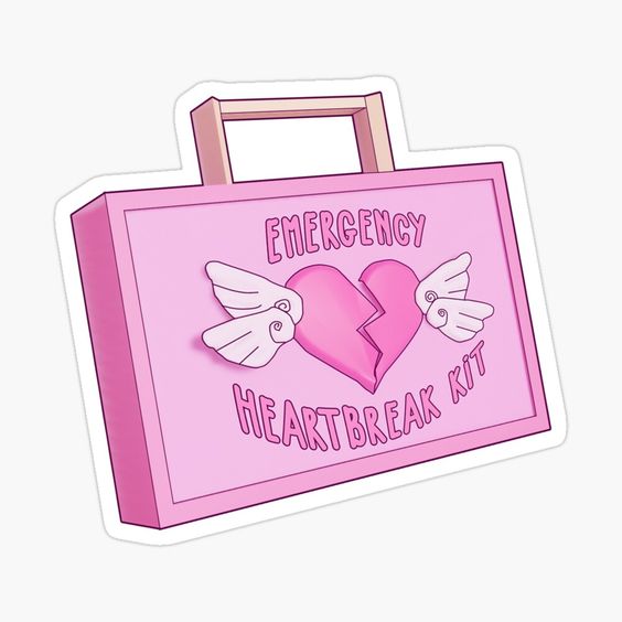 Emergency Heart Break-Jumbo Sticker