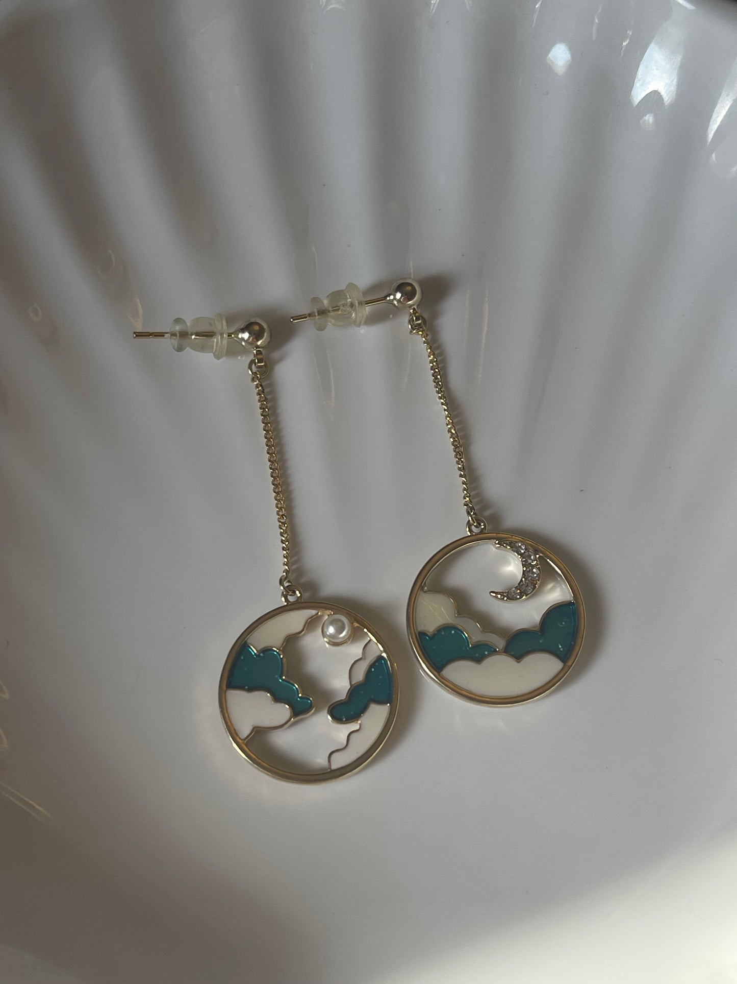 Dainty Clouds Earrings