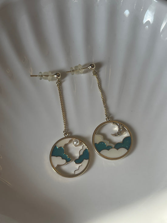 Dainty Clouds Earrings