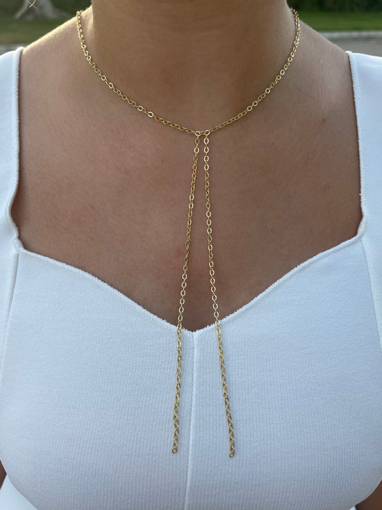 The Minimal Drop Necklace (Gold Plated)