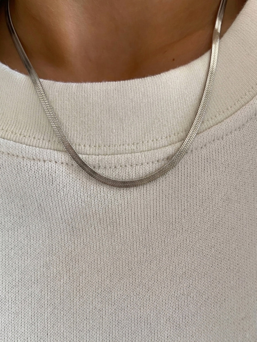 Everyday Snake Necklace (Stainless Steel)