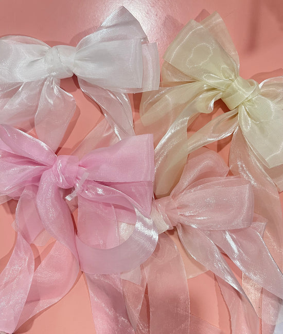 Pretty Pastel Bow Clip