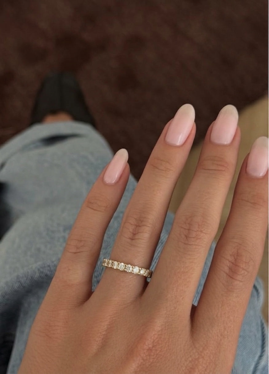 Everyday Crystal Ring (Gold Plated)