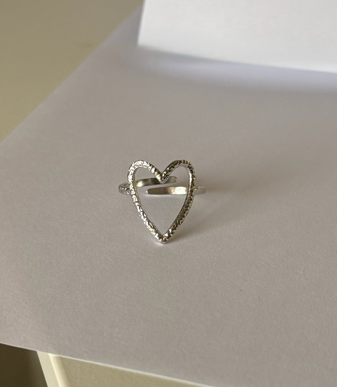 Dainty Heart Ring (Stainless Steel)