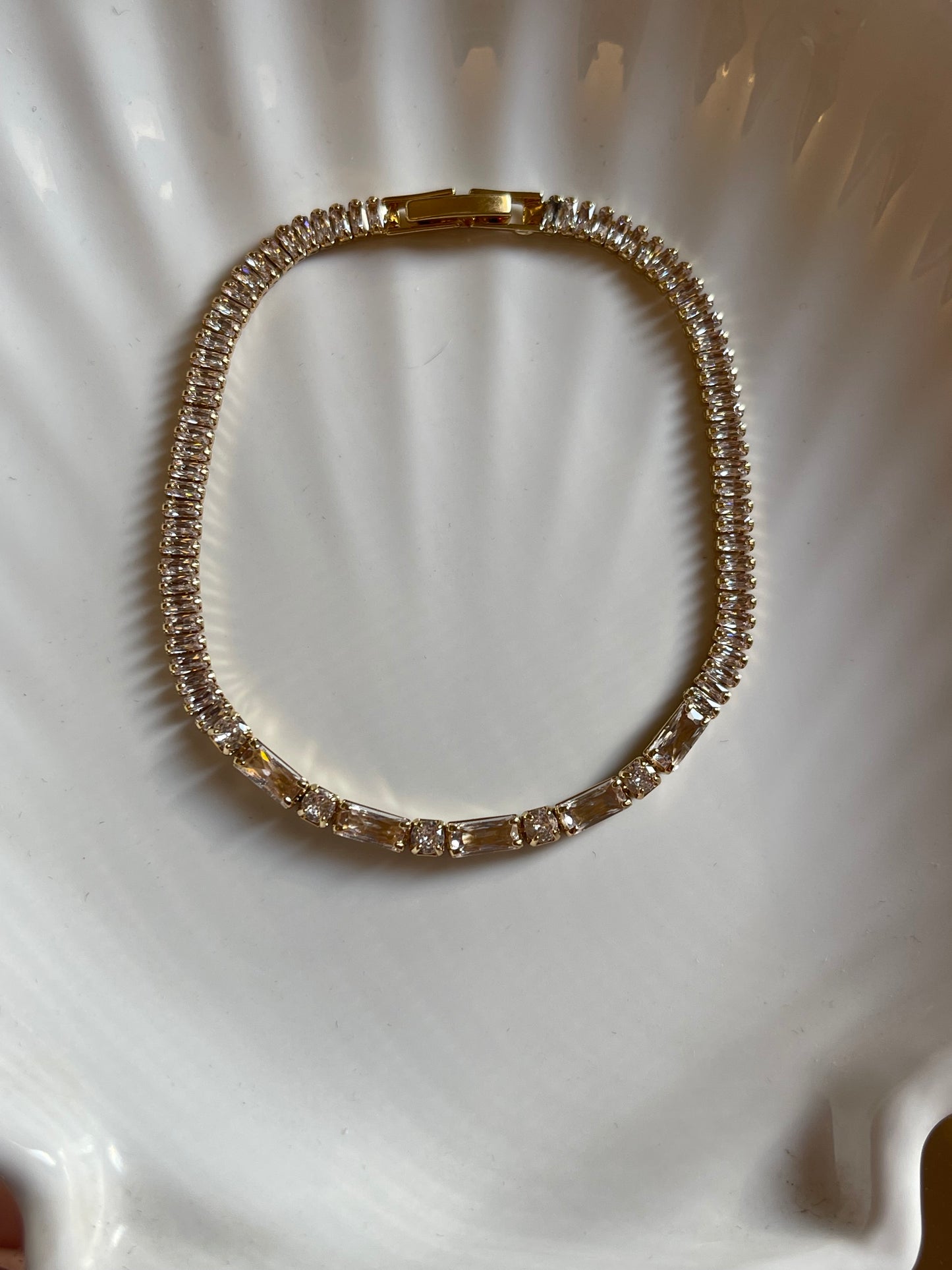 Crystal Tennis Bracelet 2.0 (Gold Plated)