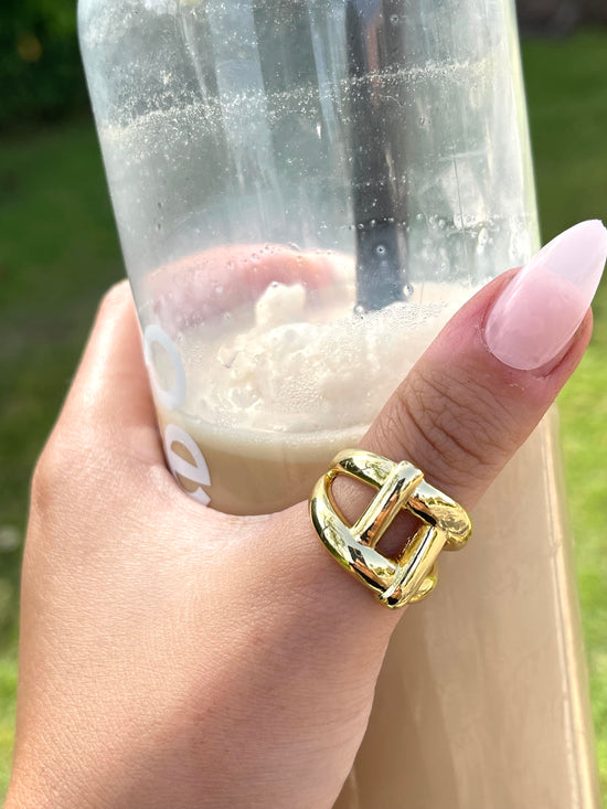 Chunky Gold Plated Ring