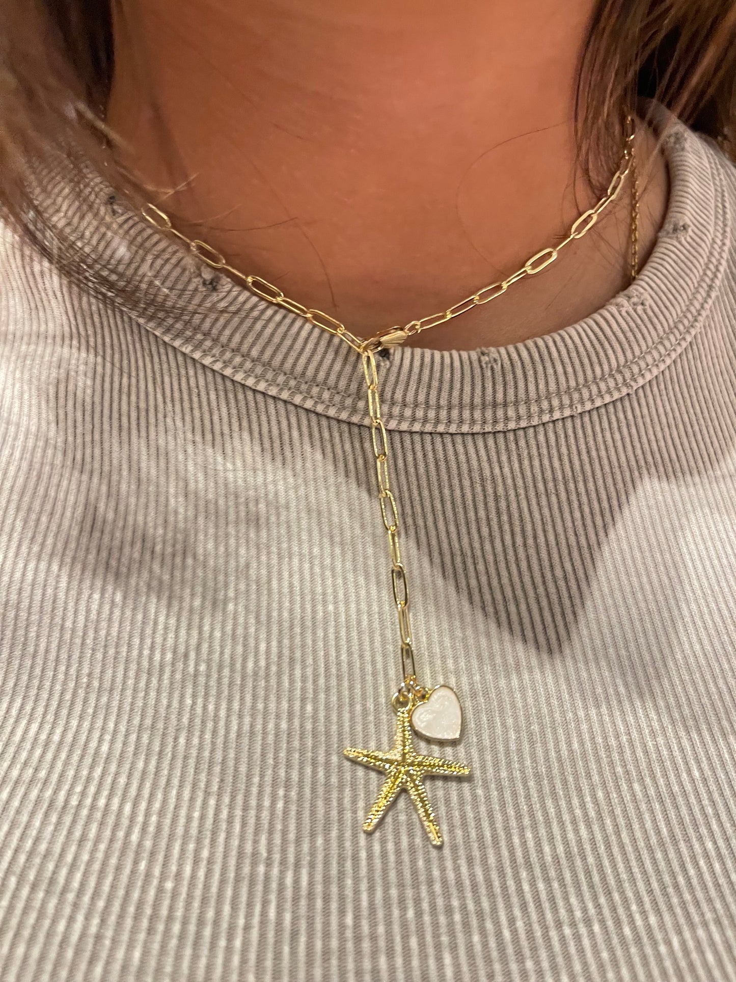 Realistic Starfish Charm- Gold Plated