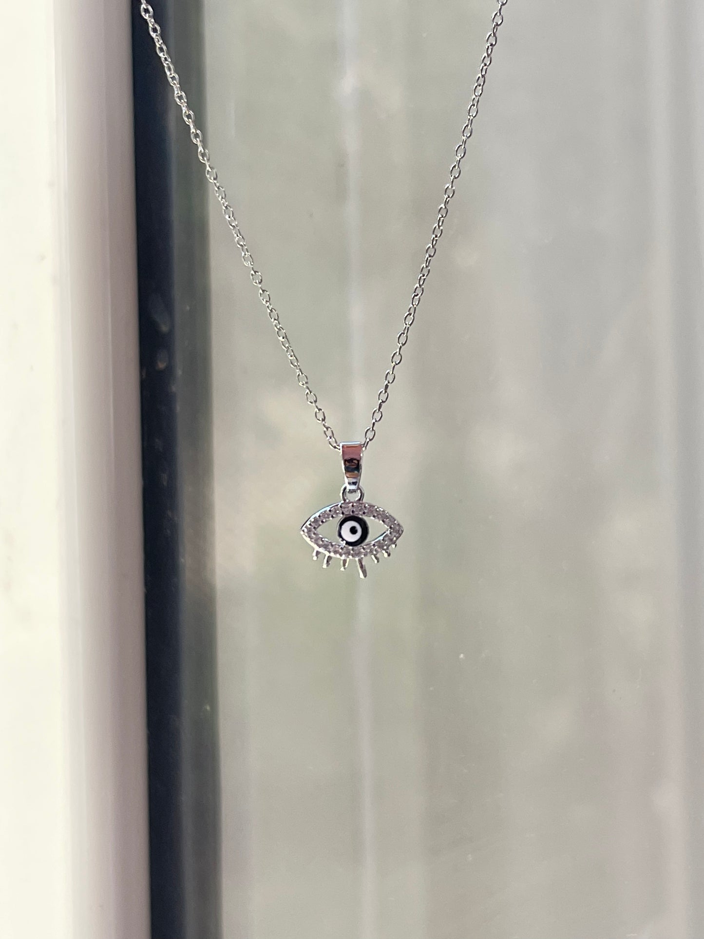 Evil Eye Necklace - Stainless Steel