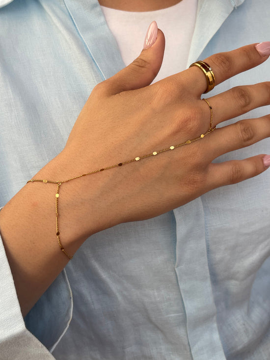 Minimal Hand Chain - Stainless Steel