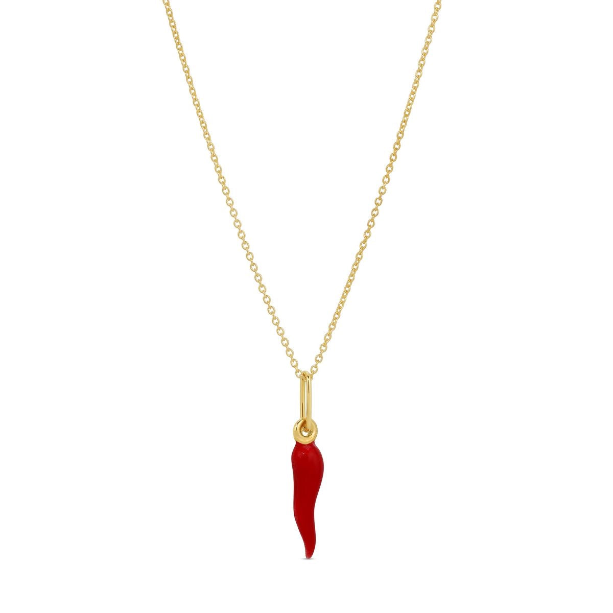 Red Chili Necklace- Stainless Steel