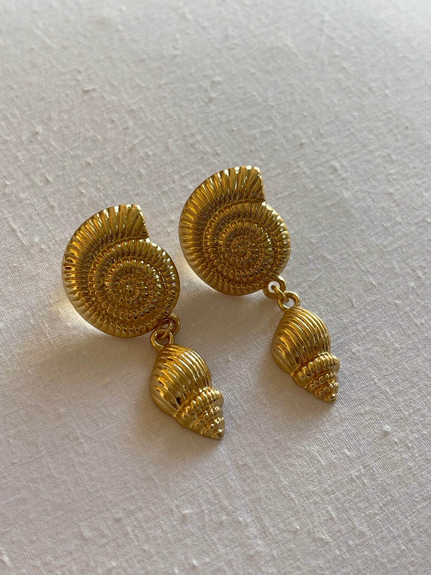 Twirly Shell Earrings