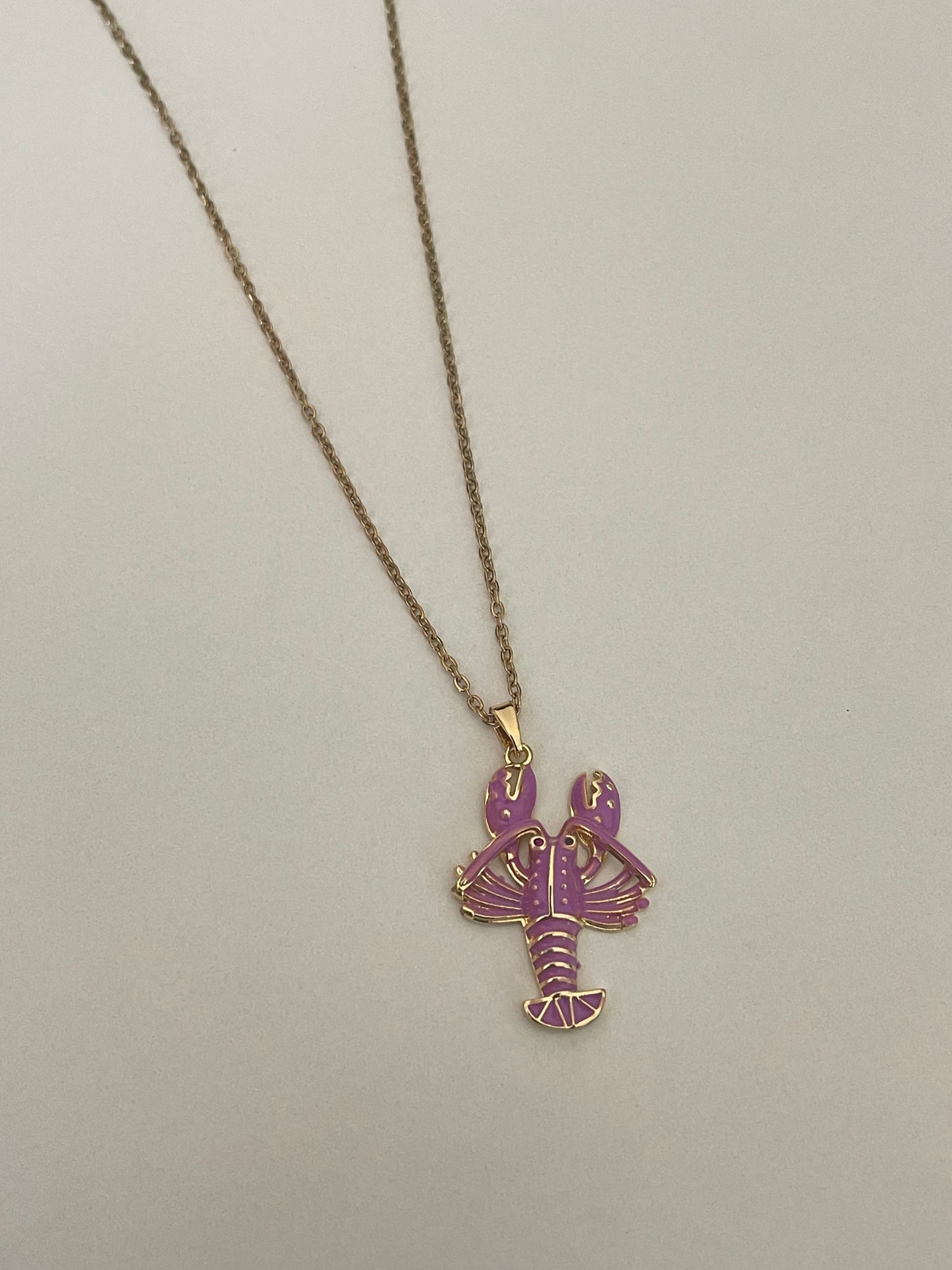 Dainty Lobster Necklace (Stainless Steel)