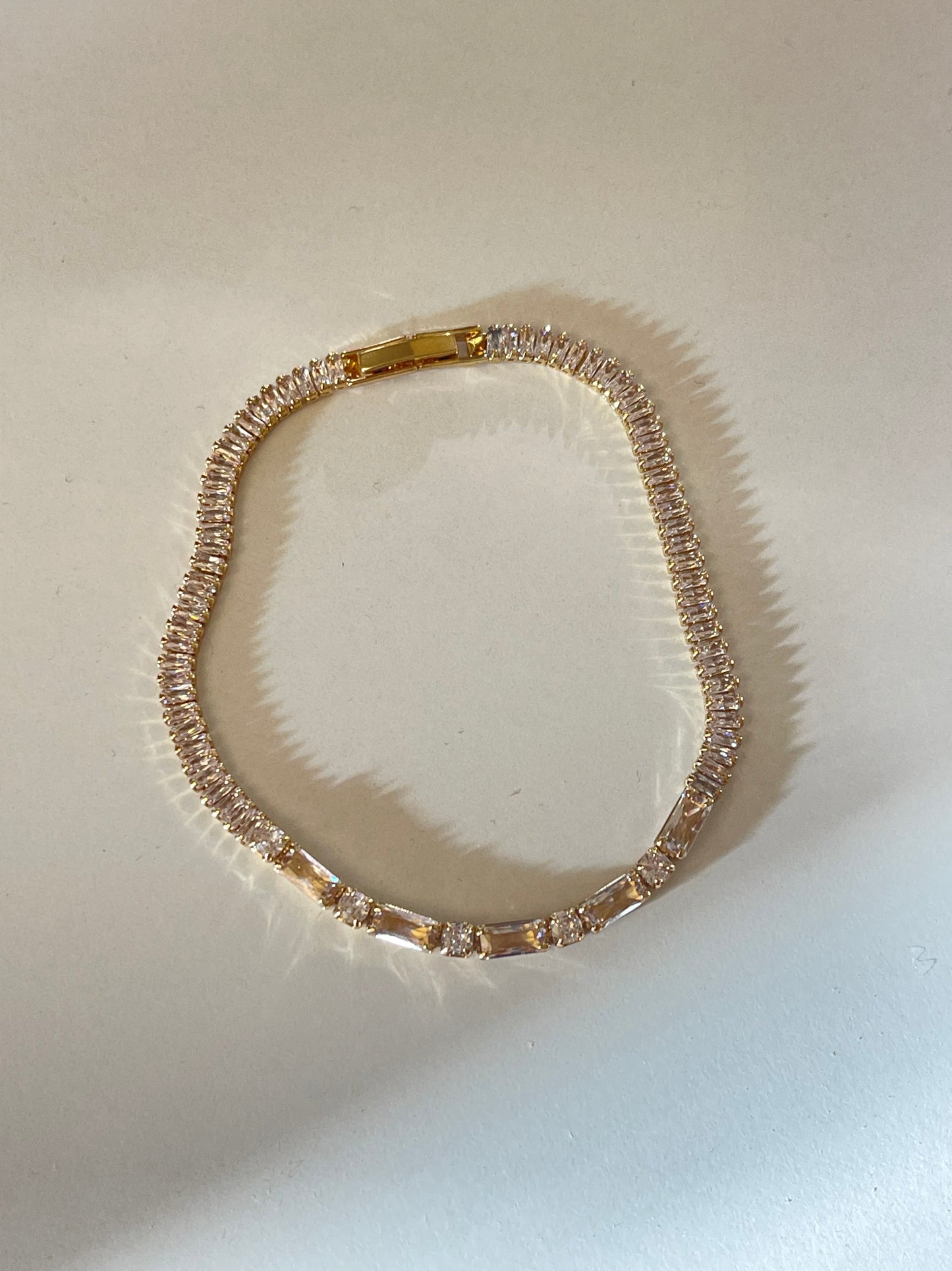 Crystal Tennis Bracelet 2.0 (Gold Plated)