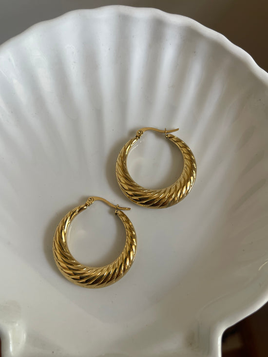 Chunky Hoop 2.0- Gold Plated