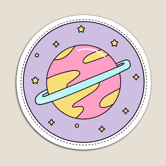 Saturn sticker